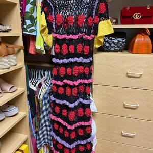 CeliaB Multicolor Crochet Detail